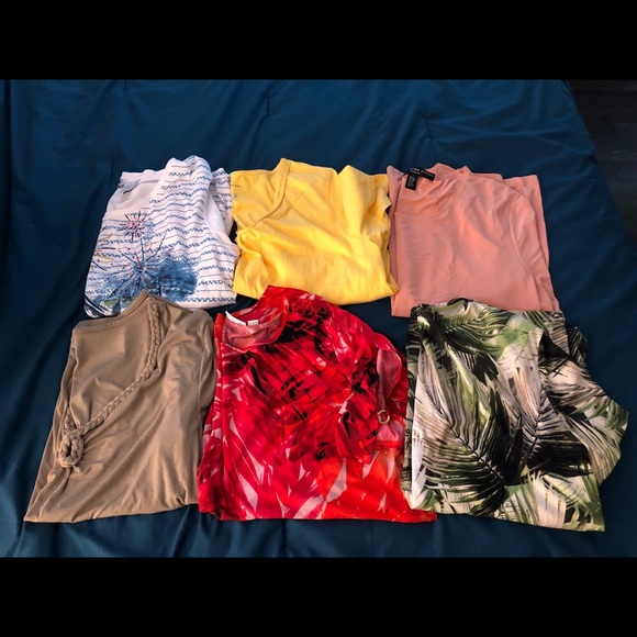 Lot of 1xl 1x women’s shirts 6 total in lot - Picture 1 of 8
